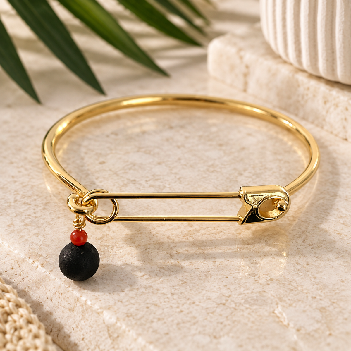 Cuban Azabache Pin Bracelet