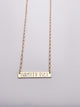 Gordita Rica Name Bar Necklace