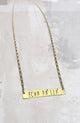 Echa Pa’llá Name Bar Necklace