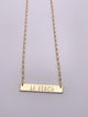 La Flaca Name Bar Necklace