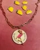 Tranquila y Tropical Flamingo Necklace