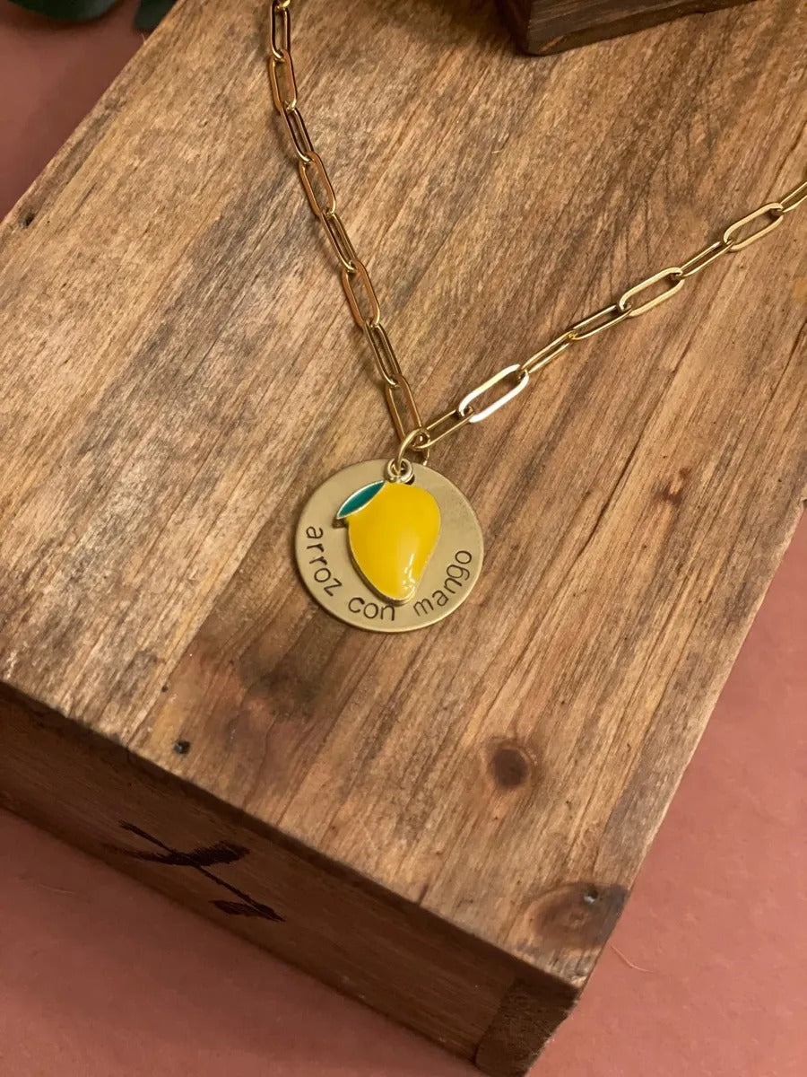 Arroz Con Mango Necklace
