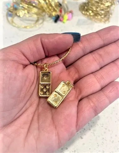 Domino Charm Necklace