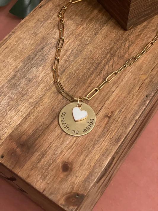 Corazón de Melón Necklace