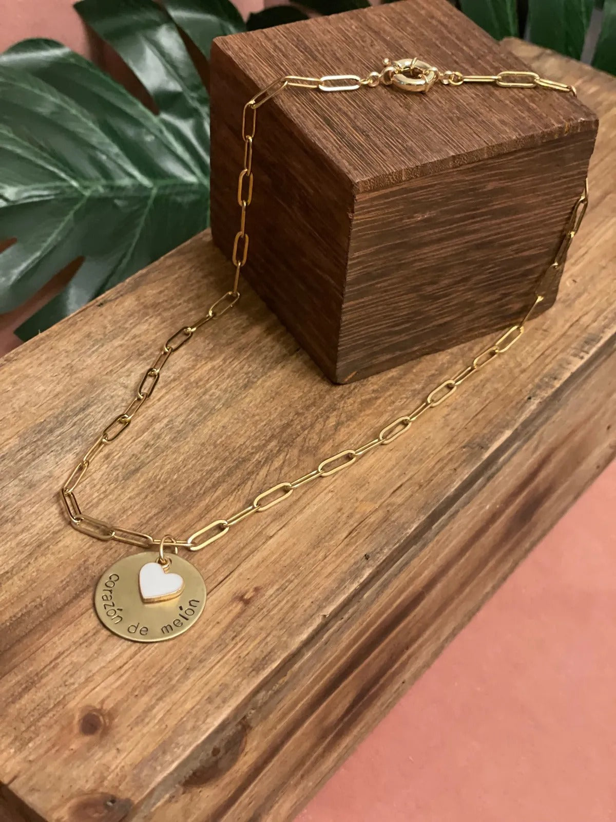 Corazón de Melón Necklace