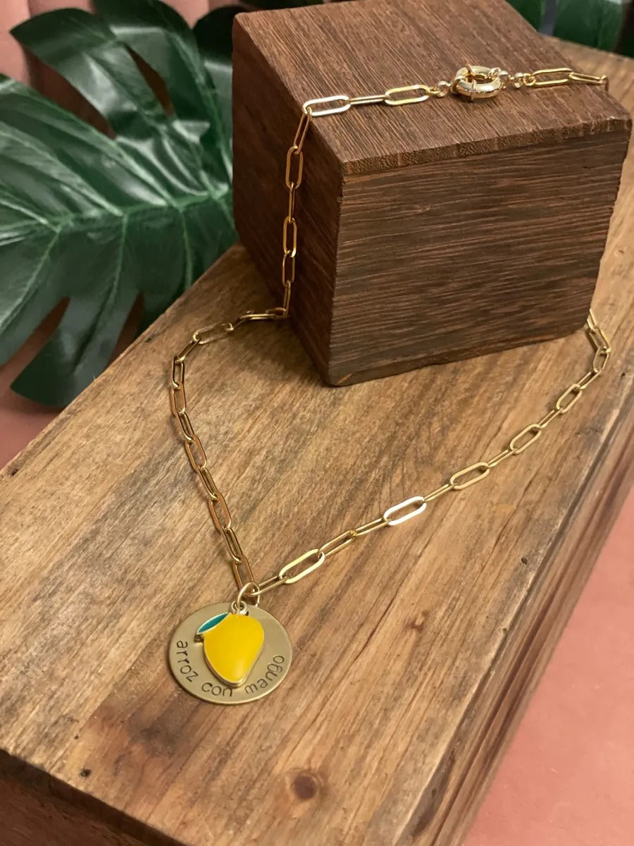 Arroz Con Mango Necklace